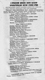 О присвоении воинских званий высшему начальствующему составу Красной армии